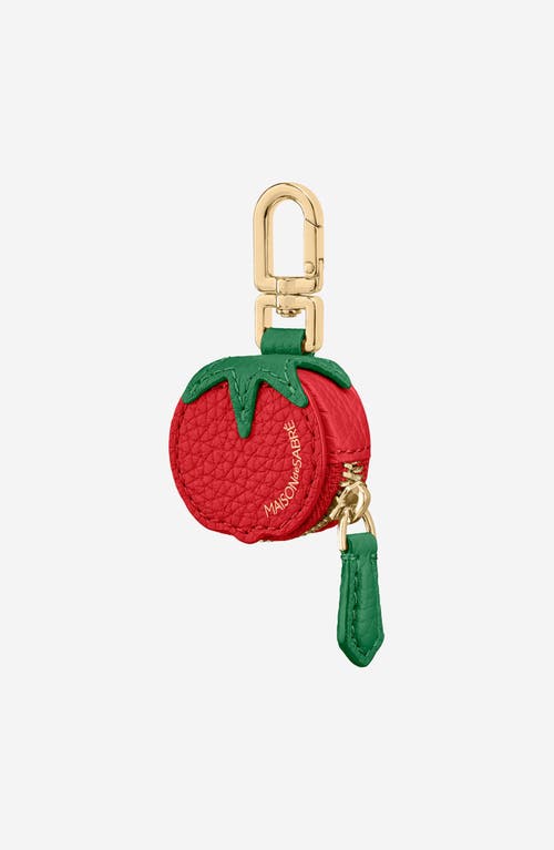 Maison De Sabre Maison De Sabré The Sabremoji Fruit Charm In Tomato
