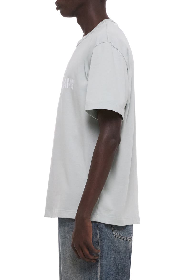 Crumpled Logo Graphic T-Shirt, Alternate, color, AQUA GRAY