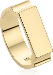 Monica Vinader Wide Signature Ring