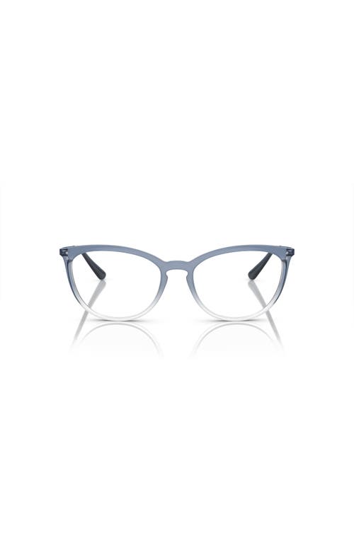 Vogue Eyewear 53mm Cat Eye Optical Glasses In Blue