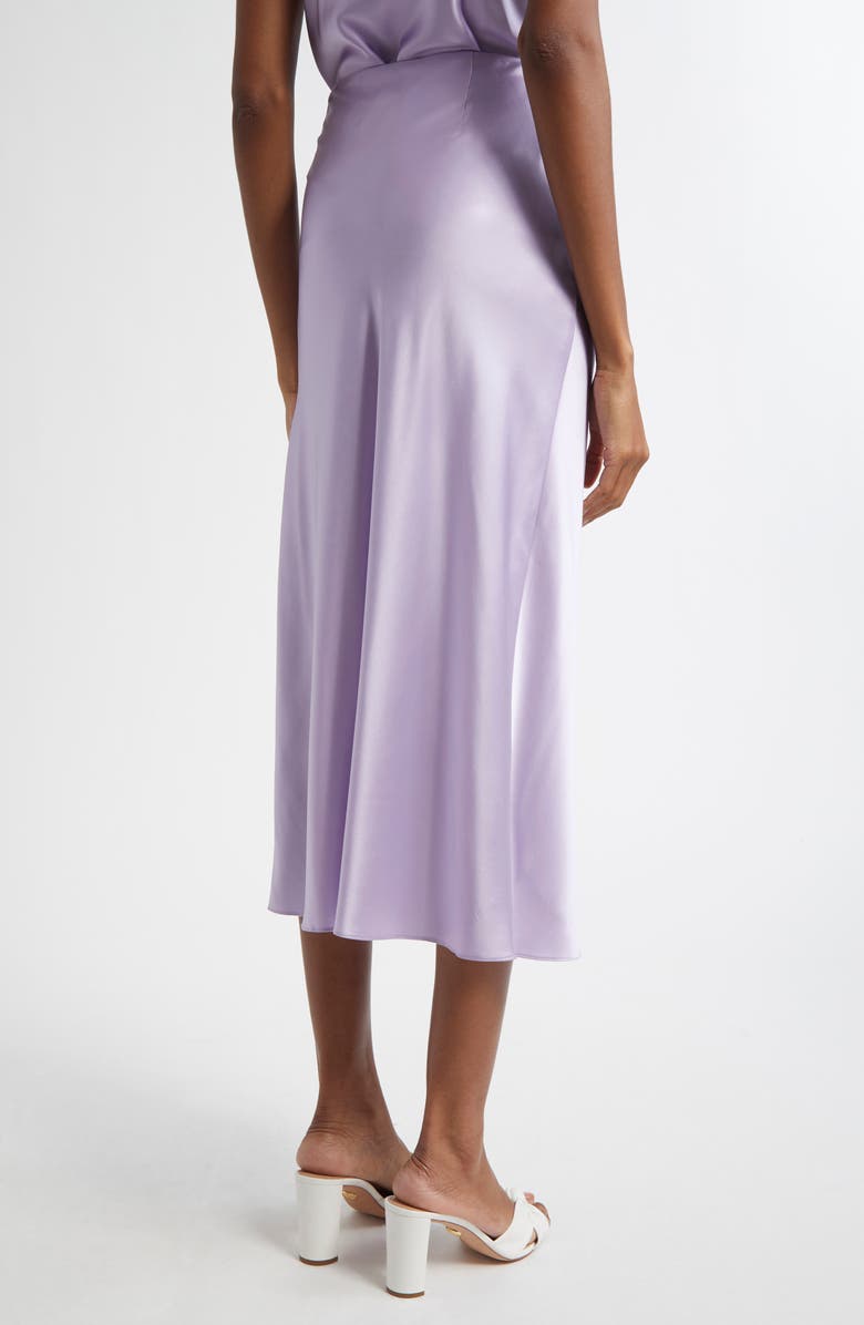 Veronica Beard Clover Silk Blend Skirt, Alternate, color, Soft Lilac