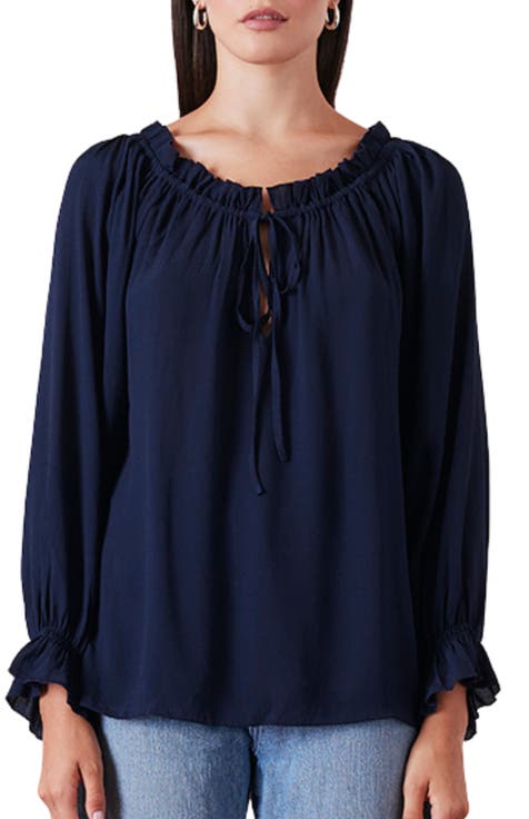 Solid Esme Long Sleeve Top