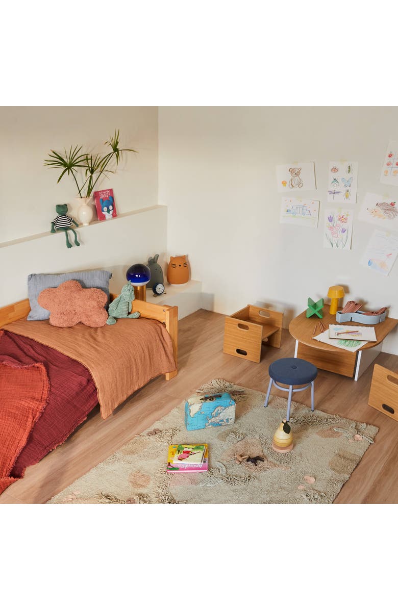 Lorena Canals Floor Cushion Clouds, Alternate, color, Natural