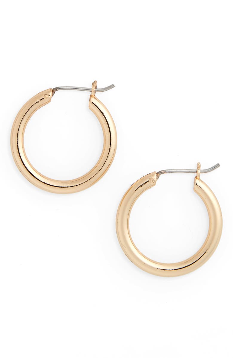 Nordstrom Small Endless Hoop Earrings, Main, color, Gold