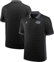Jordan Brand Men's Jordan Brand Black Florida Gators 2025 Early Season Coaches Sideline Victory Stripe Performance Polo