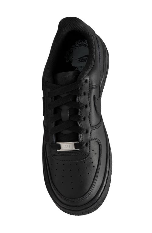 Shop Nike Kids' Air Force 1 Sneaker In Black/black/black