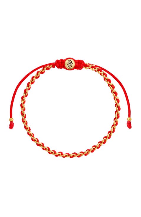 Harmony Bound Red String Bracelet