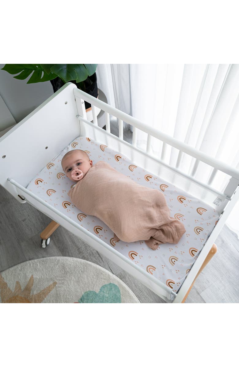 Comfy Cubs Muslin Swaddle Blanket, 2 Pack, Alternate, color, Sage & Blush