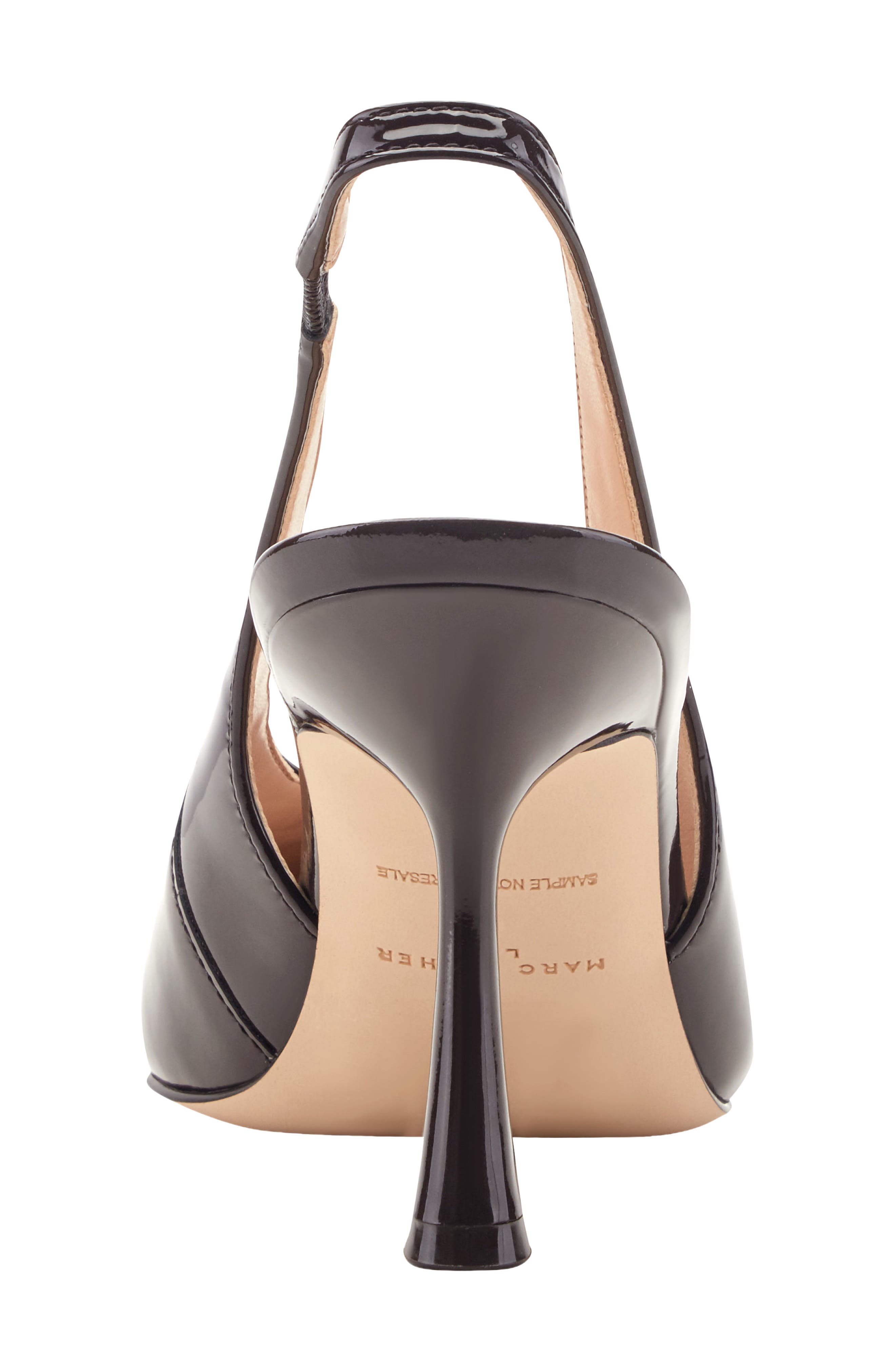 Esther Slingback Pointed Toe Pump, Alternate, color, DARK BROWN 204