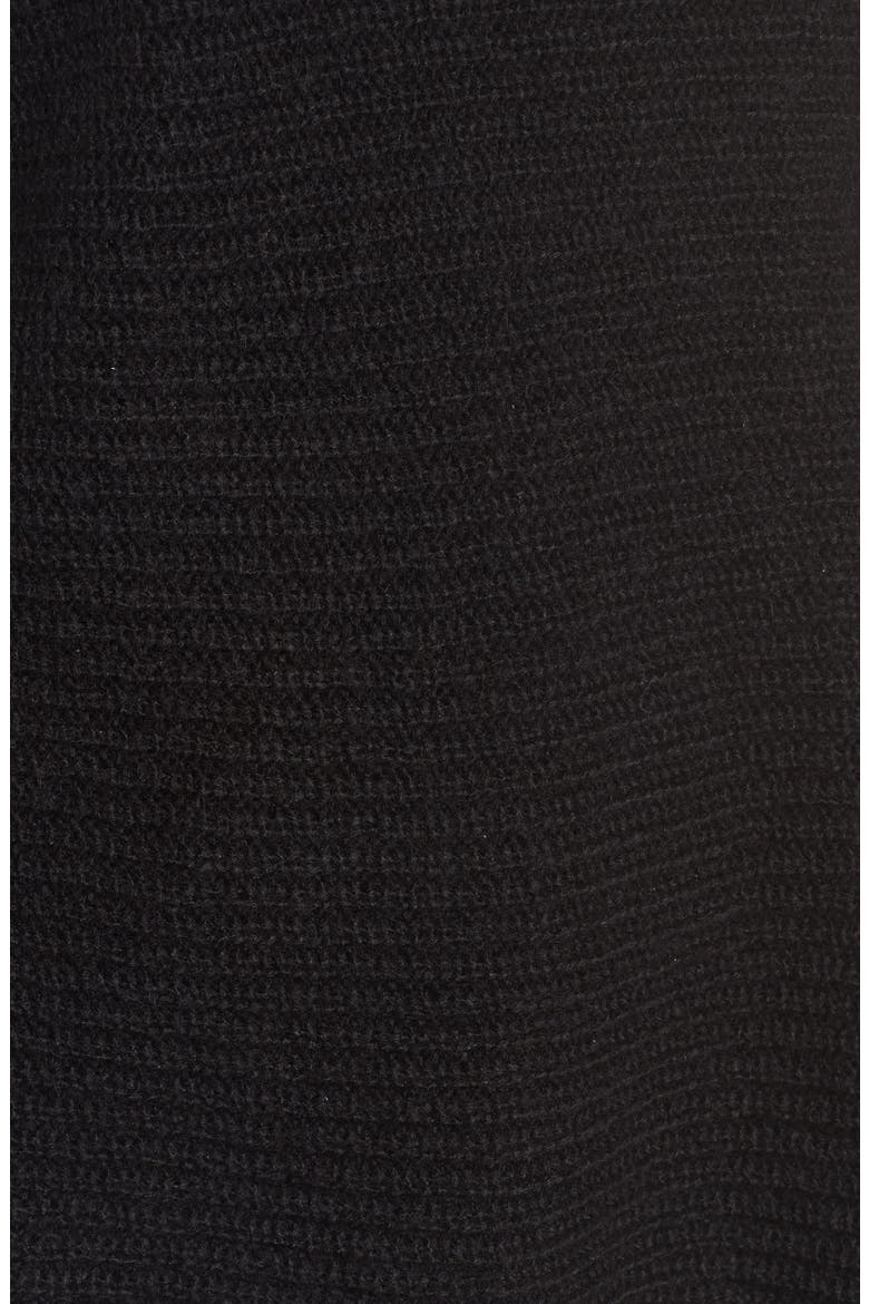 Flare Sleeve Sweater, Alternate, color, BLACK
