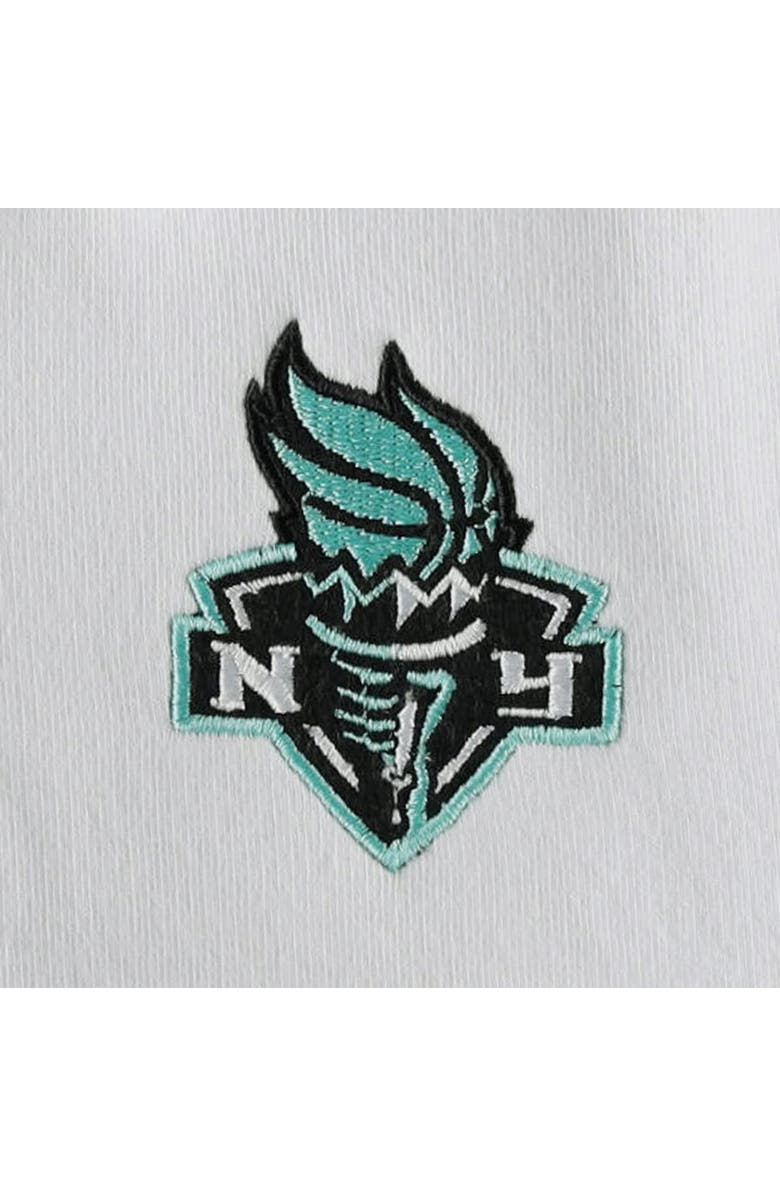 KUR8TED White New York Liberty Core Solid Shorts, Alternate, color, White