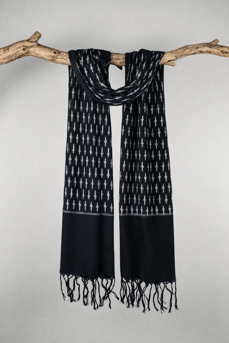 Classic Scarf, Alternate, color, Black