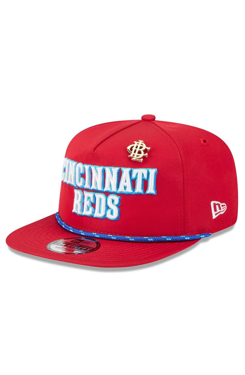 New Era Men's New Era  Red Cincinnati Reds 2025 Big League Chew Golfer Snapback Hat, Main, color, Red