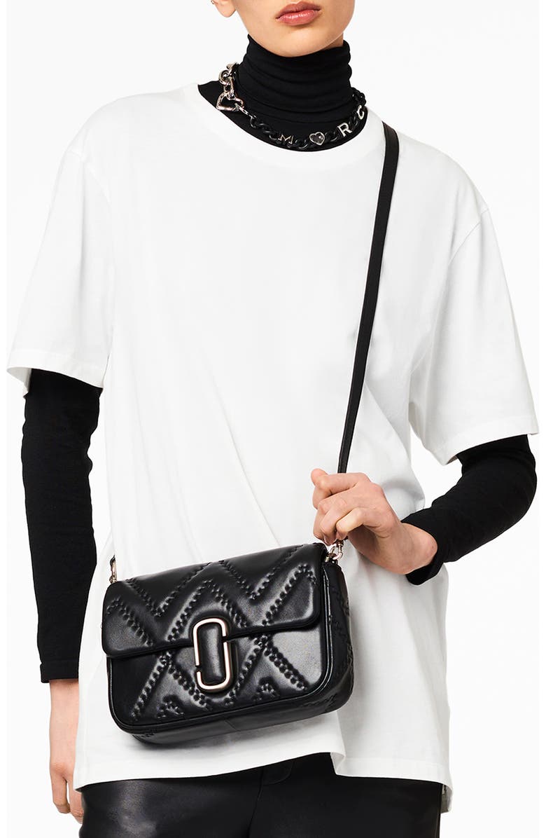 Marc Jacobs The J Marc Quilted Leather Shoulder Bag, Alternate, color,