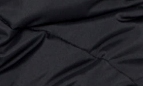 Rip Curl Anti-series Anoeta Water Repellent Longline Quilted Coat In Black