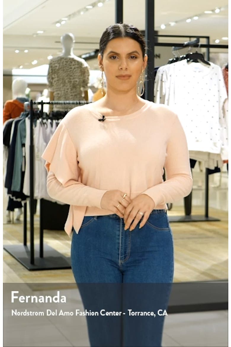 The A-Line Raw Hem Denim Pencil Skirt video