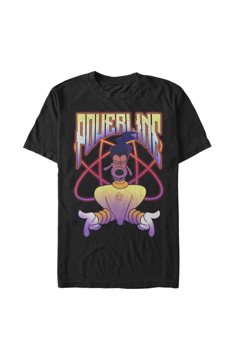 A Goofy Movie Men's A Goofy Movie Powerline Retro Graphic T-Shirt, Alternate, color, Navy Blue