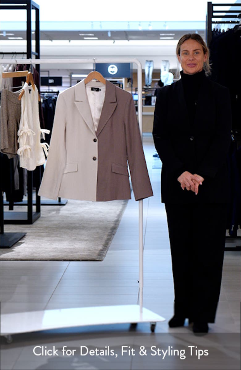 Back to Business Colorblock Blazer, sales video thumbnail