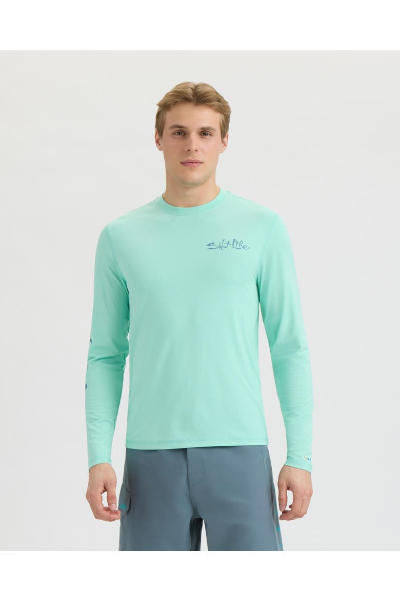 Underwater Diving 2.0 Long Sleeve SLX Performance Tee, Main, color, Glass