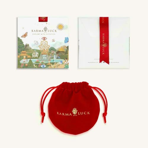 Karma And Luck Inner Strength Lapis Lazuli Evil Eye Red String Bracelet In Multi