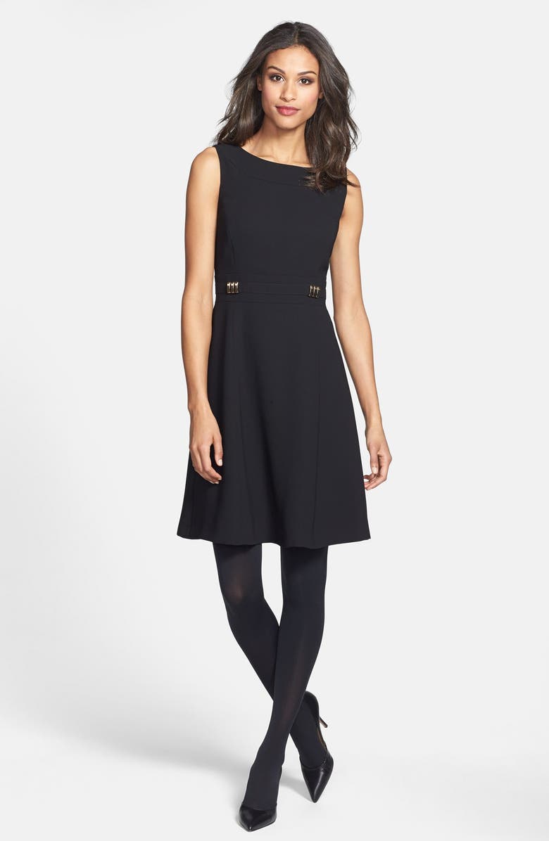 Tahari Fit & Flare Dress, Alternate, color,