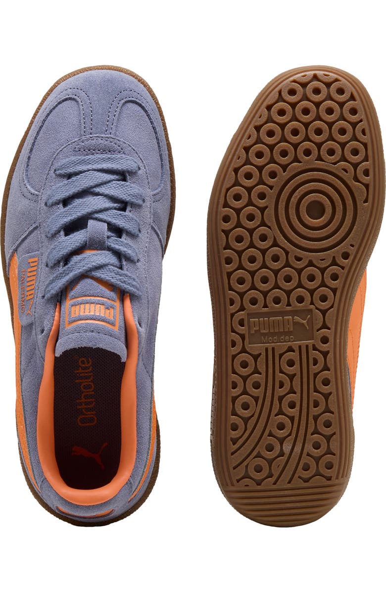 PUMA Kids' Palermo Sneaker, Alternate, color, Gray Sky/ Melon Glow