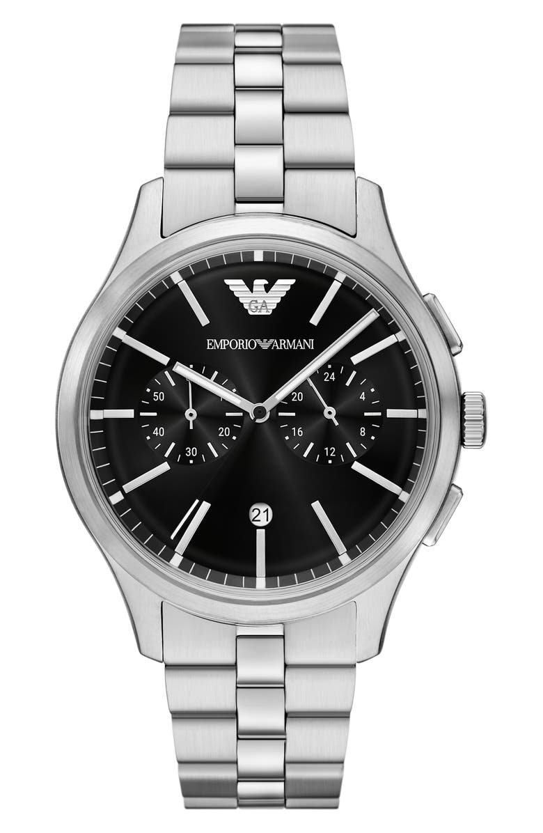 Emporio Armani Chronograph Bracelet Watch, 42mm, Main, color,