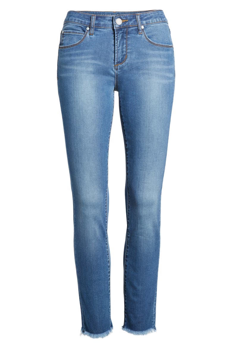 Carly Ankle Skinny Jeans, Alternate, color, SPARTA