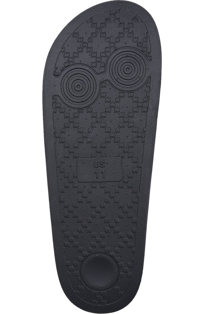 True Religion Tyler Buddha Logo pool Slide, Alternate, color, Black