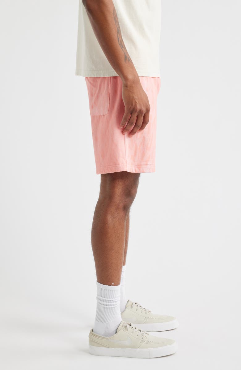 SANTO STUDIO Preda Cotton Pull-On Shorts, Alternate, color, Salmon