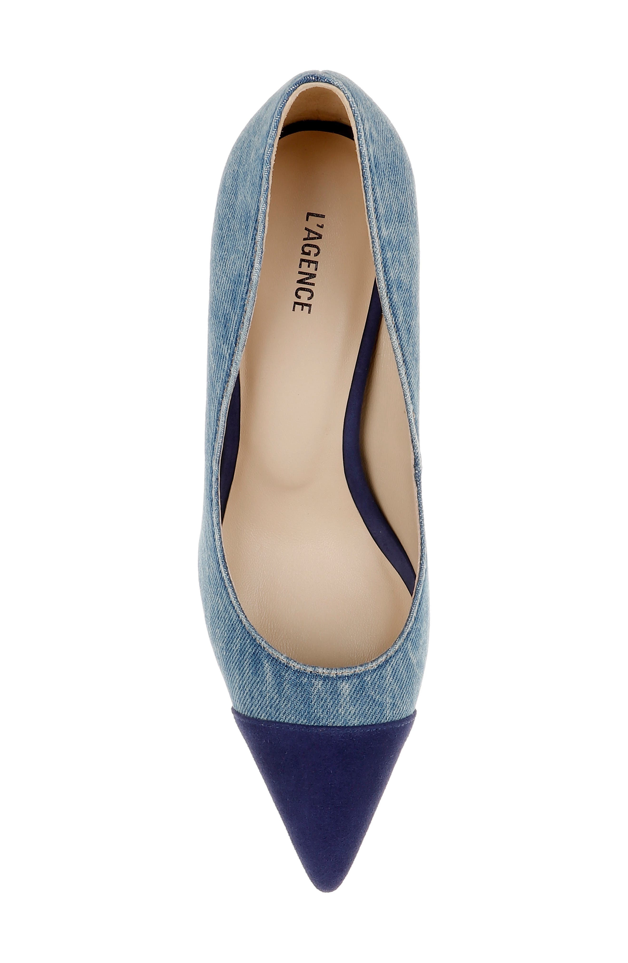 Kendelle Pump, Alternate, color, LIGHT DENIM