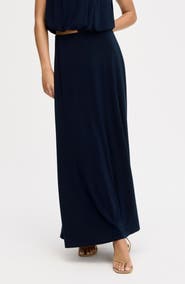 Sam Edelman Gathered A-Line Midi Skirt
