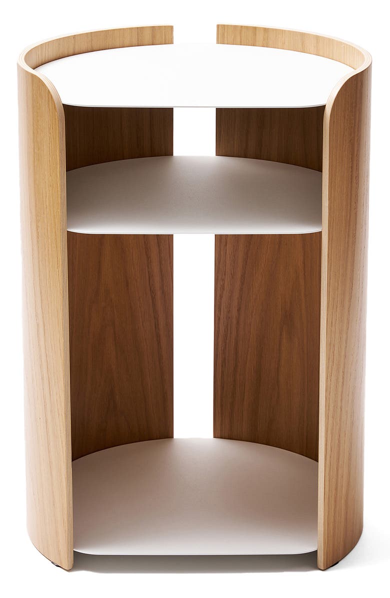 Apto Contour Wood & Steel Side Table, Alternate, color, 