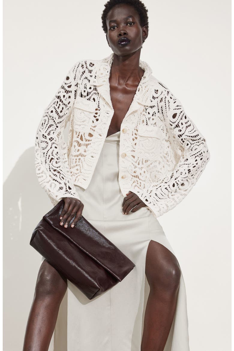 Lourdess Cotton Lace Jacket, Alternate, color, WHITE DUSTY LIGHT