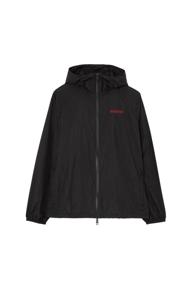 Heart Knight Nylon Clapton Hooded Jacket, Alternate, color, Black