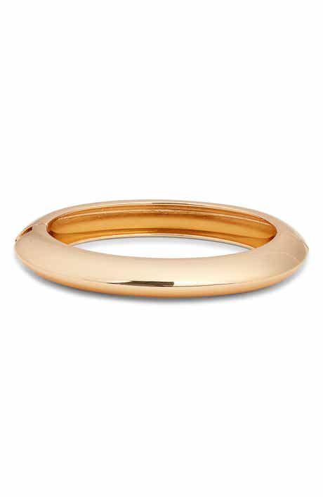 Open Edit Domed Hinge Bangle