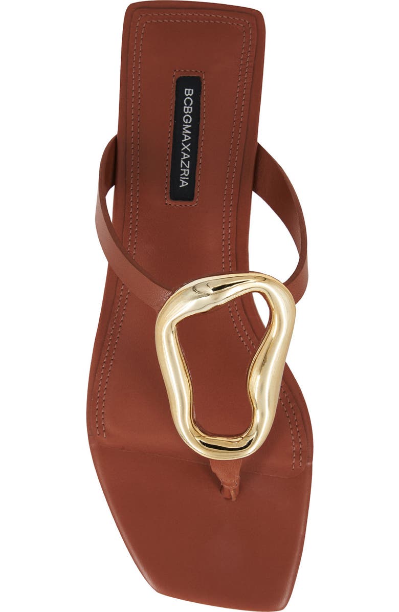 BCBGMAXAZRIA Kima Flip Flop, Alternate, color, Cognac