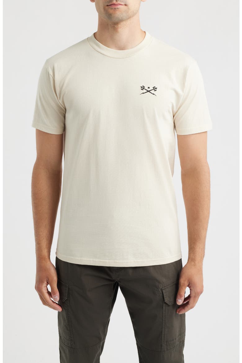 Go-To V2 Embroidered T-Shirt, Main, color, CREAM