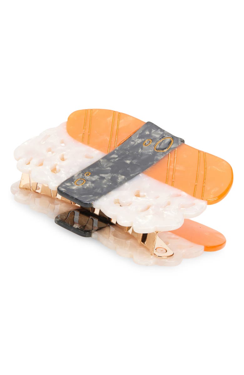 Solar Eclipse Sushi Claw Clip, Main, color,