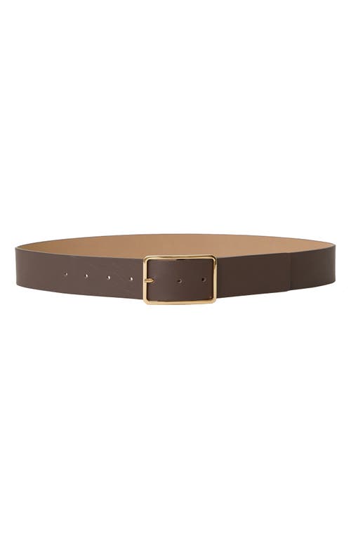 B-Low the Belt Milla Leather Belt in Chocolate Gold at Nordstrom, Size X-Large