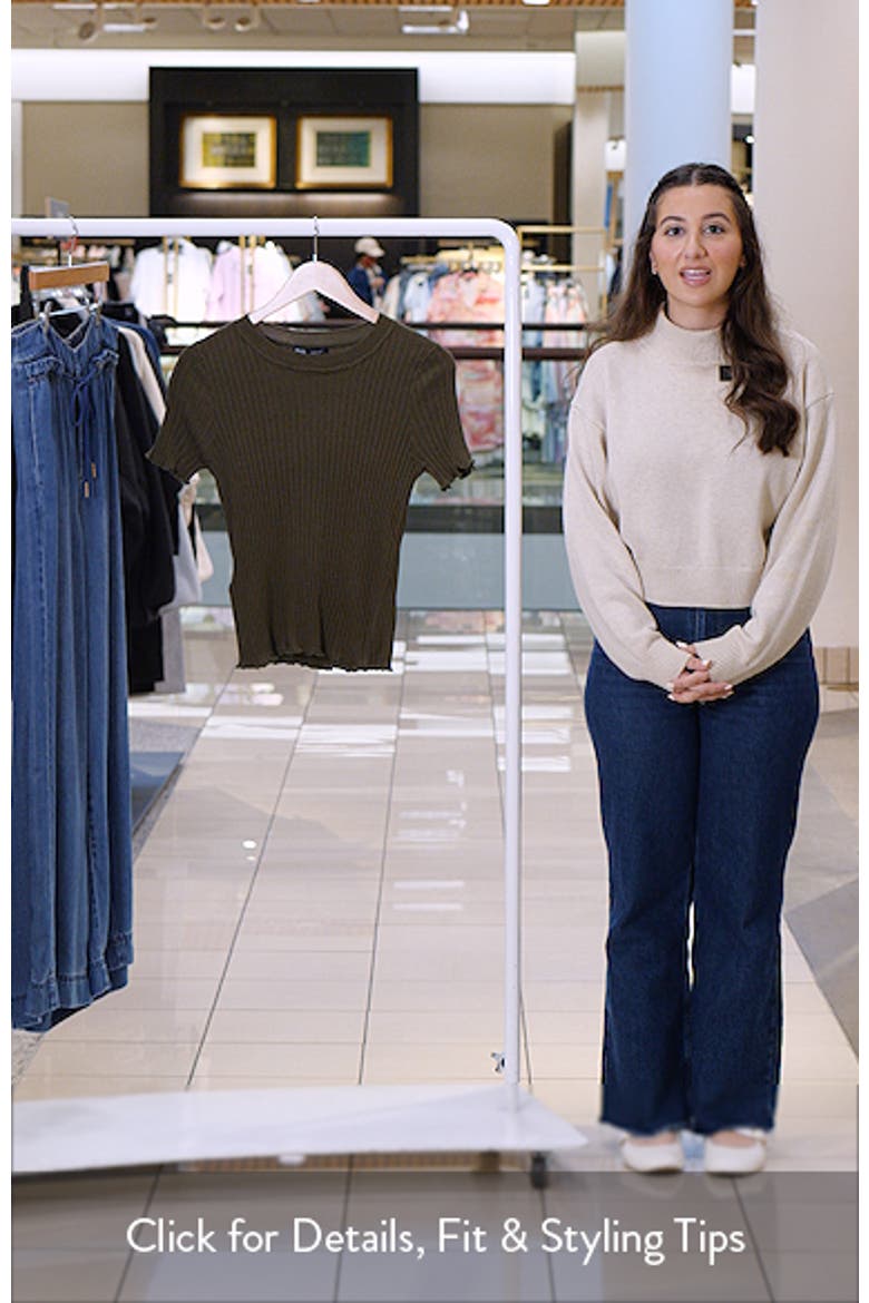 Cotton Blend Rib T-Shirt video