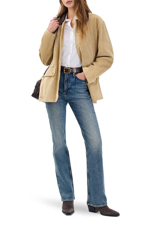 Rag & Bone Peyton High Waist Bootcut Jeans In Blue