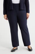 Eileen Fisher Stretch Crepe Kick Flare Ankle Pants