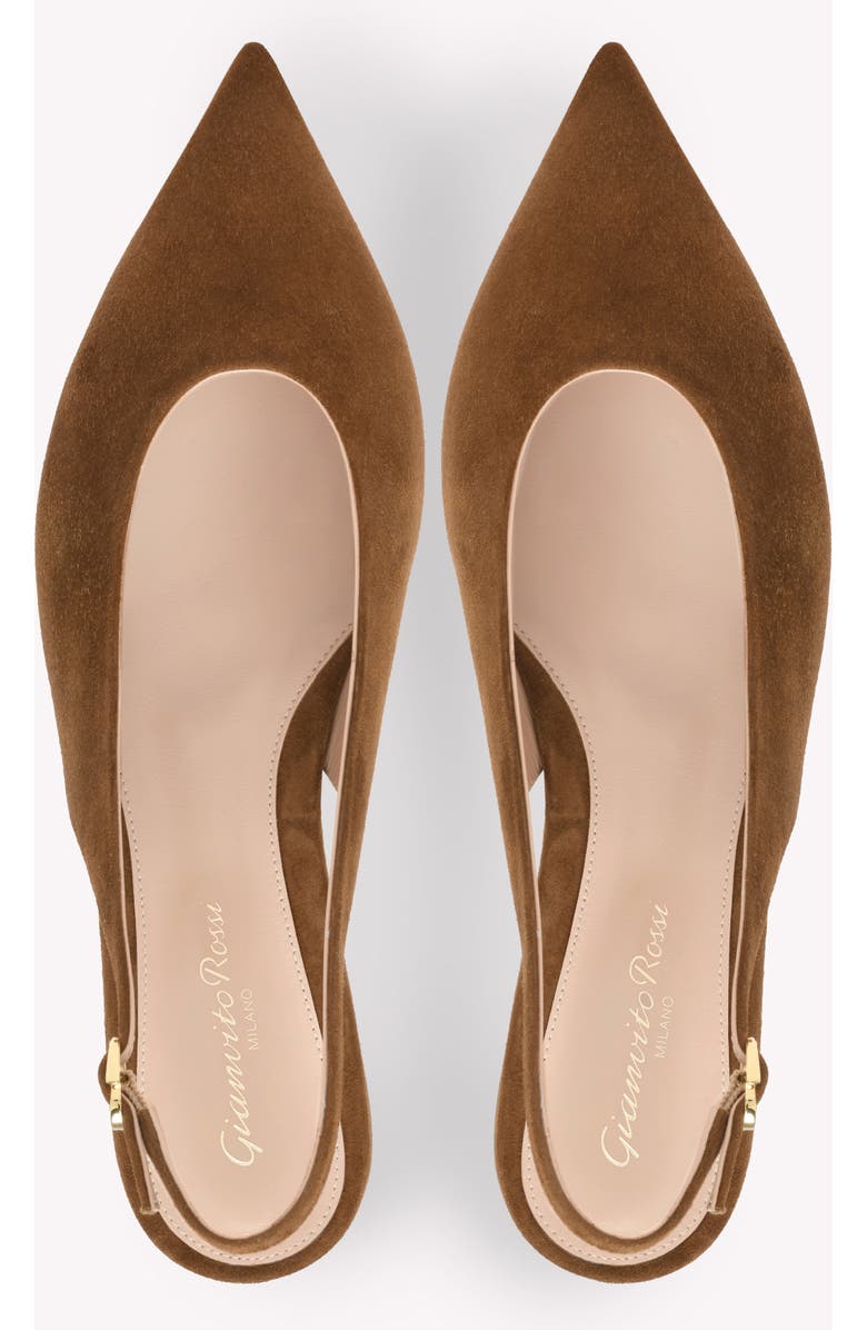 Gianvito Rossi Robbie Sling 05, Alternate, color, Black Patent