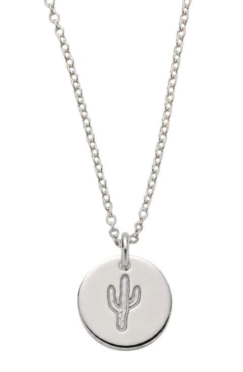 Cactus Disc Necklace