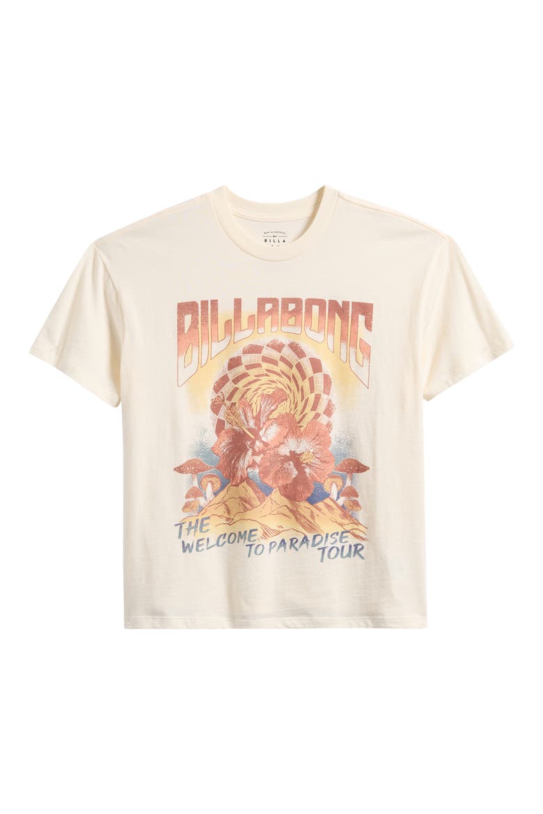 Paradise Tour Short Sleeve Graphic T-Shirt, Alternate, color, WHITE CAP
