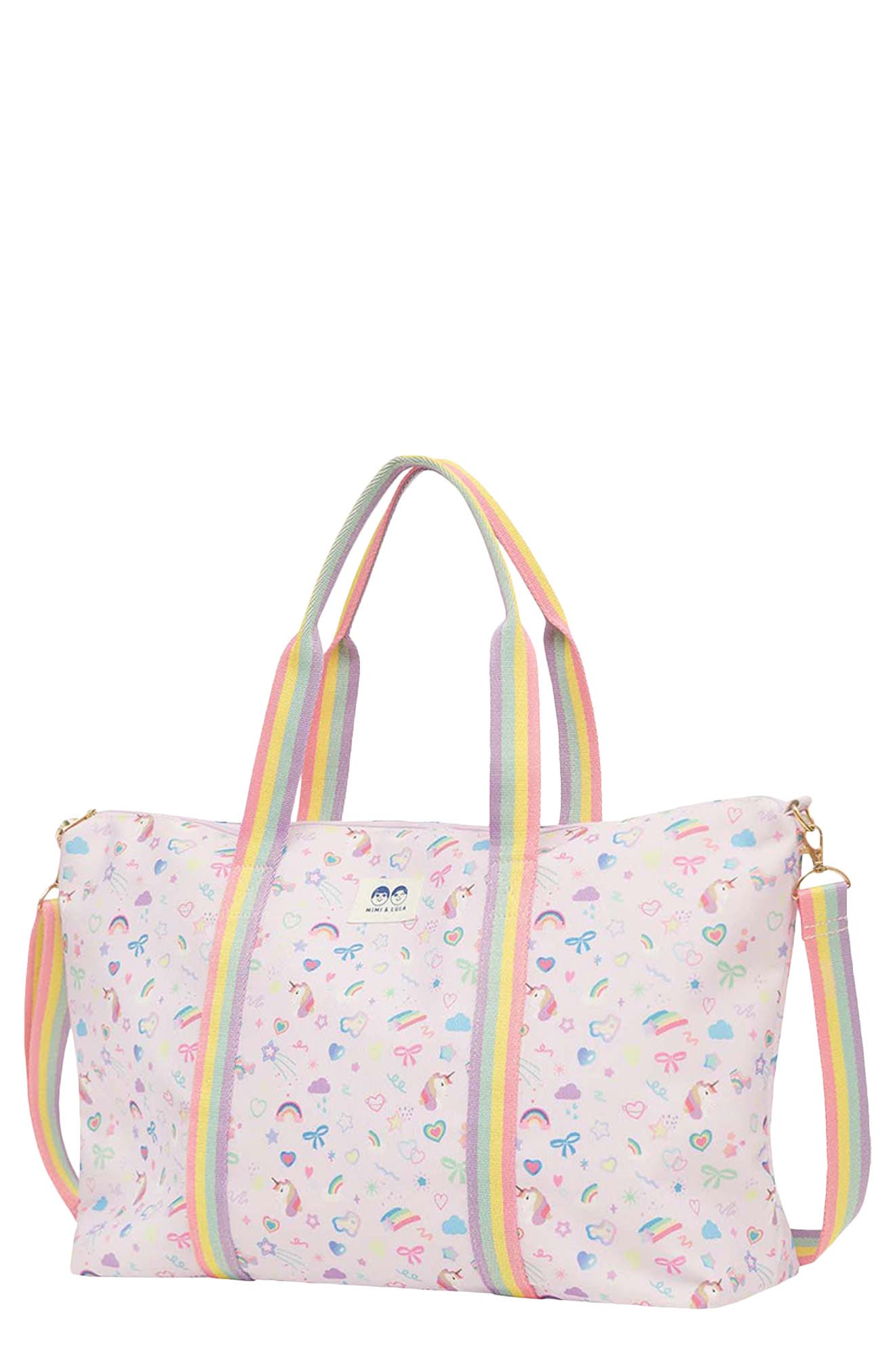 Mimi & Lula Kids' My Unicorn Weekend Bag, Main, color, Light/ Pastel Purple