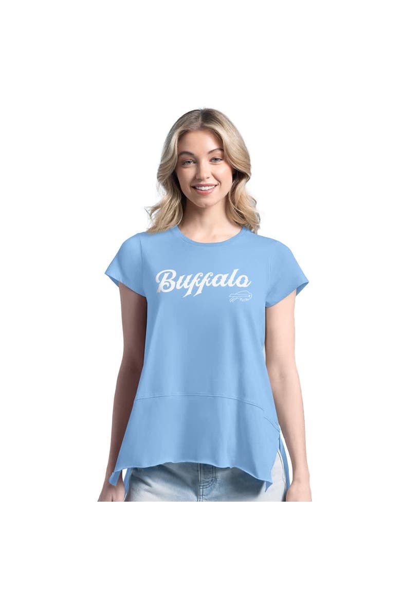 Women's Margaritaville  Blue Buffalo Bills Gametime Is Paradise T-Shirt, Main, color, Blue