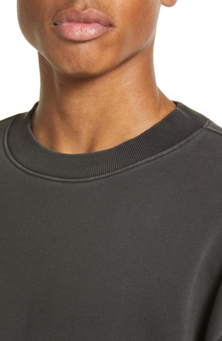 Elwood Core Oversize Crewneck Sweatshirt, Alternate, color, Vintage Black