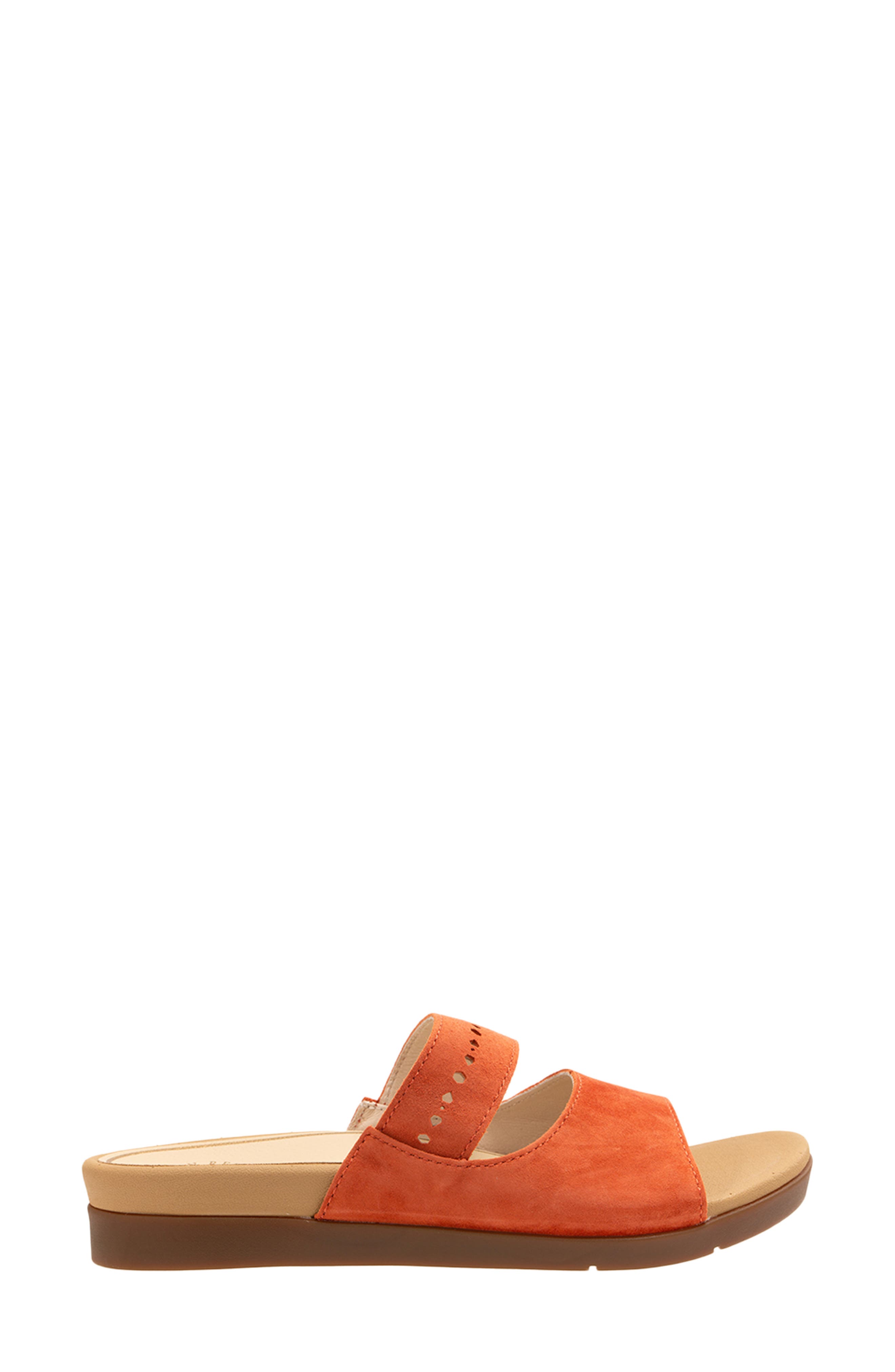 Corpus Double Strap Slide Sandal, Alternate, color, ROOIBOS TEA